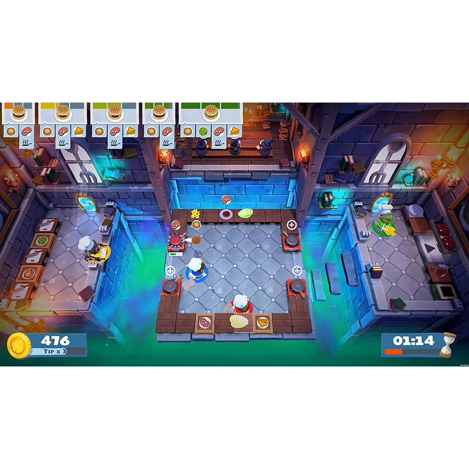 Buy Nintendo,Overcooked! 2 Nintendo Switch Game without case - Gadcet.com | UK | London | Scotland | Wales| Ireland | Near Me | Cheap | Pay In 3 | Video Game Software